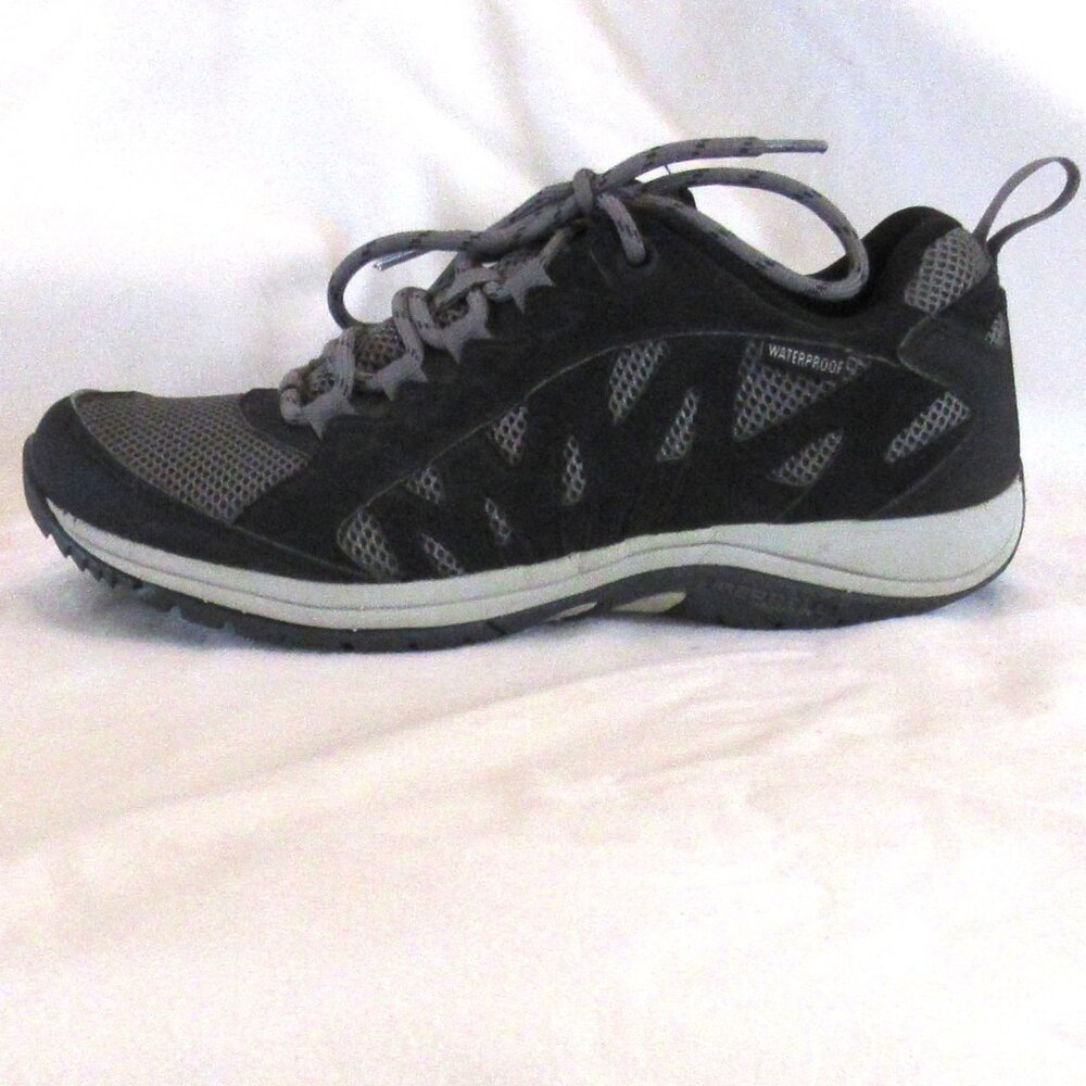 Merrell Simien Black/Gray Waterproof Hiking Shoes Women's Size 7 J033052 EUC - Picture 11 of 15